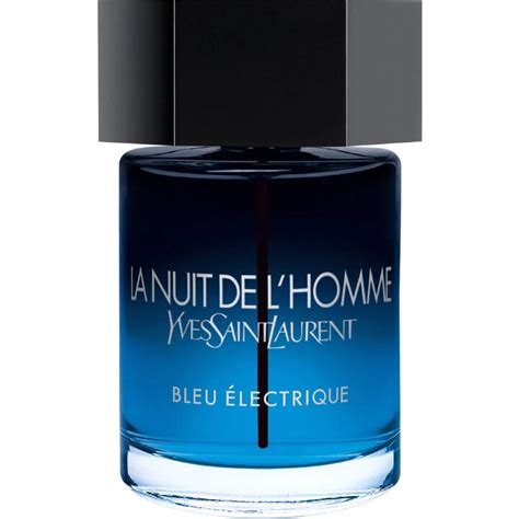 yves saint laurent ysl la nuit de l'homme bleu electrique|la nuit l'homme eau parfum.